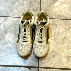 Michael Kors Georgie Trainer Optic White Mult